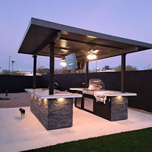 Load image into Gallery viewer, KoKoMo Outdoor Kitchen BBQ Island with Dual TVs