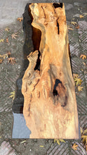 Load image into Gallery viewer, Resin Live Edge Console Table Made of Linden Wood - Foyer Table- Entryway Table