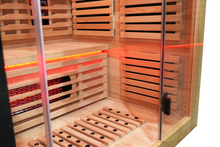Load image into Gallery viewer, Blisspod I Venetian RED I All-In-One - Full Spectrum + Red Light Therapy I Indoor Premium Sauna I 3 Person