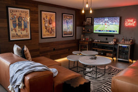 Modular Concrete Nesting Coffee Table Set | Round Industrial