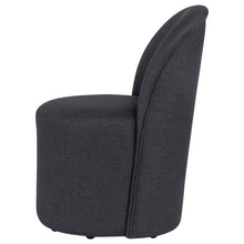 Load image into Gallery viewer, Aubrey Upholstered Barrel Dining Side Chair Charcoal (Set of 2)
