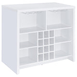 Topanga Engineered Wood Freestanding Home Bar – White