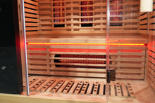 Load image into Gallery viewer, Blisspod I Venetian RED I All-In-One - Full Spectrum + Red Light Therapy I Indoor Premium Sauna I 3 Person