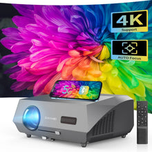 Load image into Gallery viewer, Auto Focus 1080P Projector with Android TV &amp; Wi-Fi 6