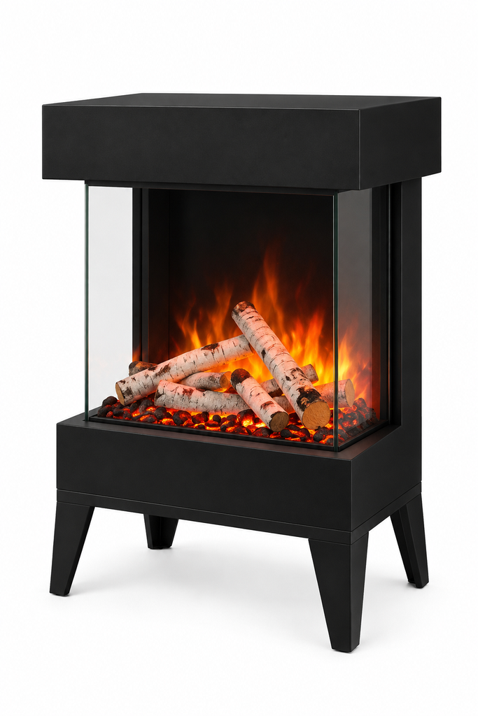 Amantii Cube 2025WM 3-Sided Electric Fireplace
