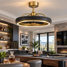 Load image into Gallery viewer, Arroyo Dimmable LED 6-Speed Ceiling Fan with Remote Control