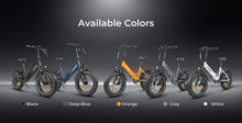 Load image into Gallery viewer, 20*4.0 inch fat tire folding electric bicycle, 750W motor urban mountain E-Bike, 48V13AH battery adult electric scooter