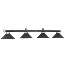 Load image into Gallery viewer, RAM Game Room 78-Inch 4-Shade Black Leather Billiard Light