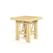 Load image into Gallery viewer, Bamboo Tiki Side Table – Natural Kiln-Dried Bamboo