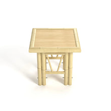 Load image into Gallery viewer, Bamboo Tiki Side Table – Natural Kiln-Dried Bamboo