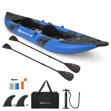 Load image into Gallery viewer, Inflatable 2-person Kayak Set with Aluminium Oars and Repair Kit
