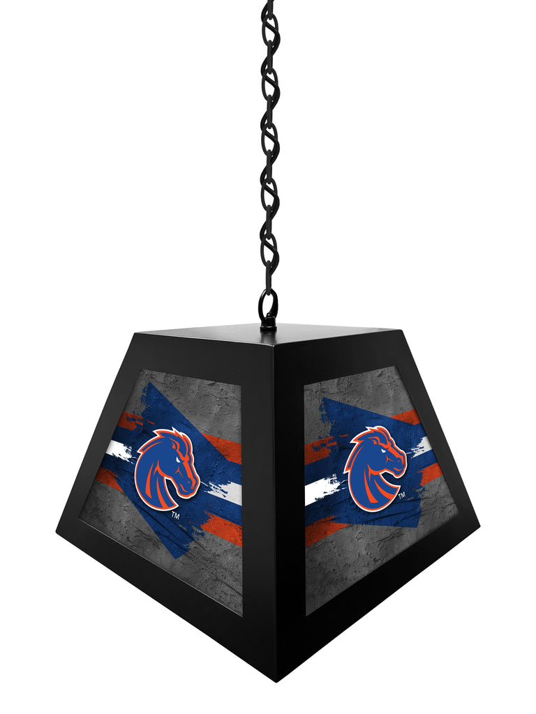 Boise State University NCAA Backlit Pendant Box Light – Black
