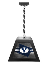 Load image into Gallery viewer, Brigham Young University NCAA Backlit Pendant Box Light – Black