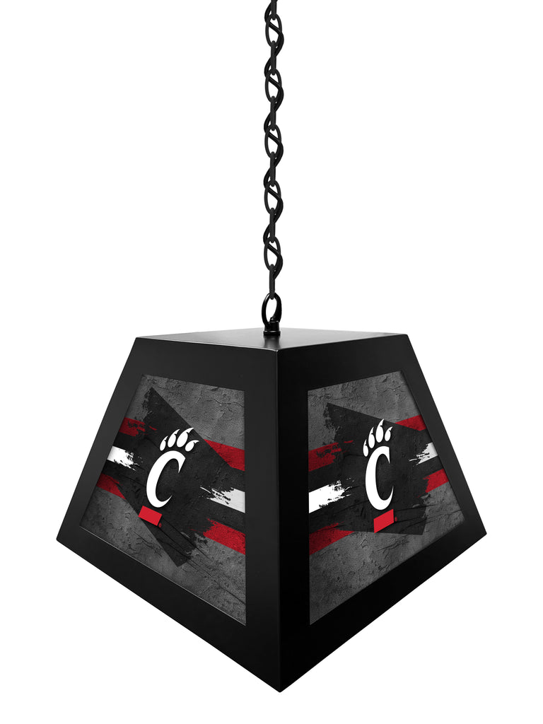 University of Cincinnati Bearcats NCAA Backlit Pendant Box Light – Black