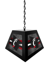 Load image into Gallery viewer, University of Cincinnati Bearcats NCAA Backlit Pendant Box Light – Black