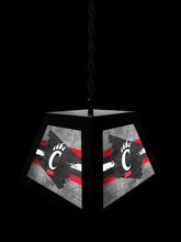 Load image into Gallery viewer, University of Cincinnati Bearcats NCAA Backlit Pendant Box Light – Black