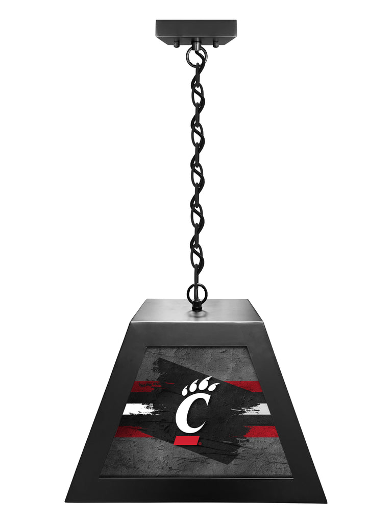 University of Cincinnati Bearcats NCAA Backlit Pendant Box Light – Black