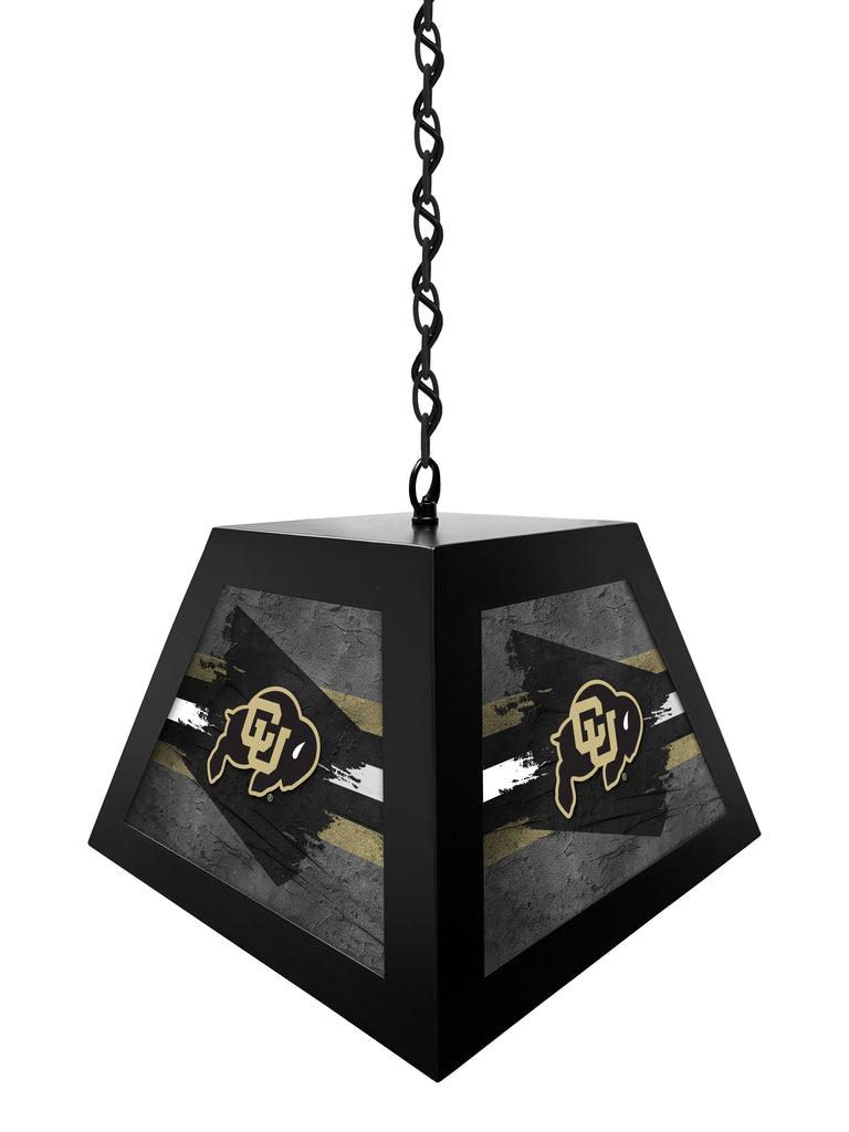 University of Colorado Buffaloes NCAA Backlit Pendant Box Light – Black
