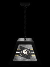 Load image into Gallery viewer, University of Colorado Buffaloes NCAA Backlit Pendant Box Light – Black