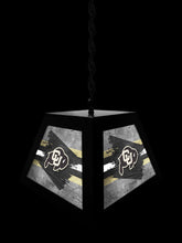 Load image into Gallery viewer, University of Colorado Buffaloes NCAA Backlit Pendant Box Light – Black