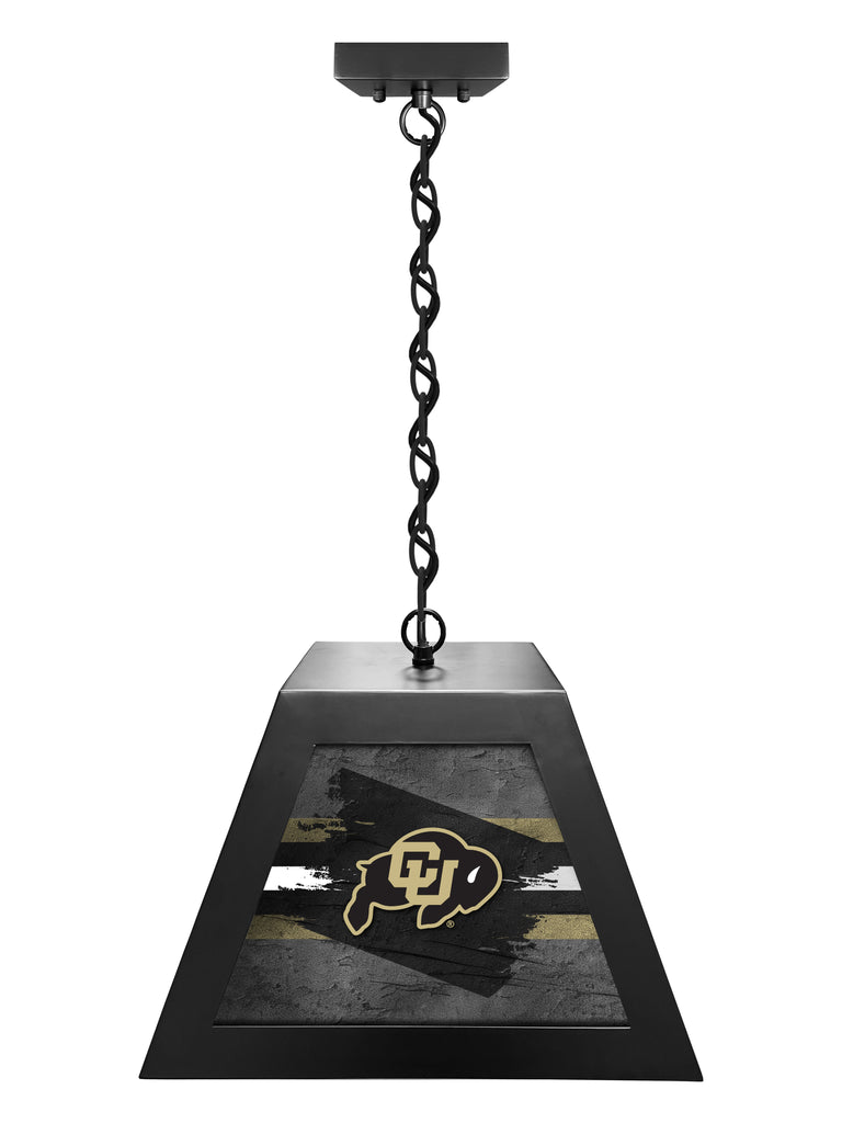 University of Colorado Buffaloes NCAA Backlit Pendant Box Light – Black