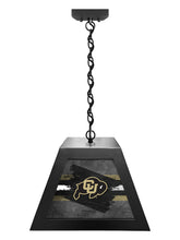 Load image into Gallery viewer, University of Colorado Buffaloes NCAA Backlit Pendant Box Light – Black