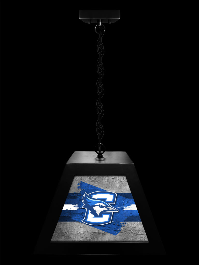 Creighton University NCAA Backlit Pendant Box Light – Black