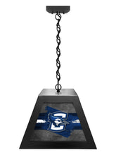 Load image into Gallery viewer, Creighton University NCAA Backlit Pendant Box Light – Black
