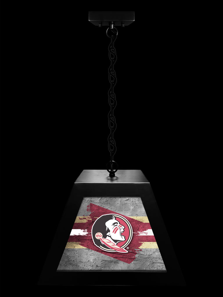 Florida State University NCAA Backlit Pendant Box Light – Black