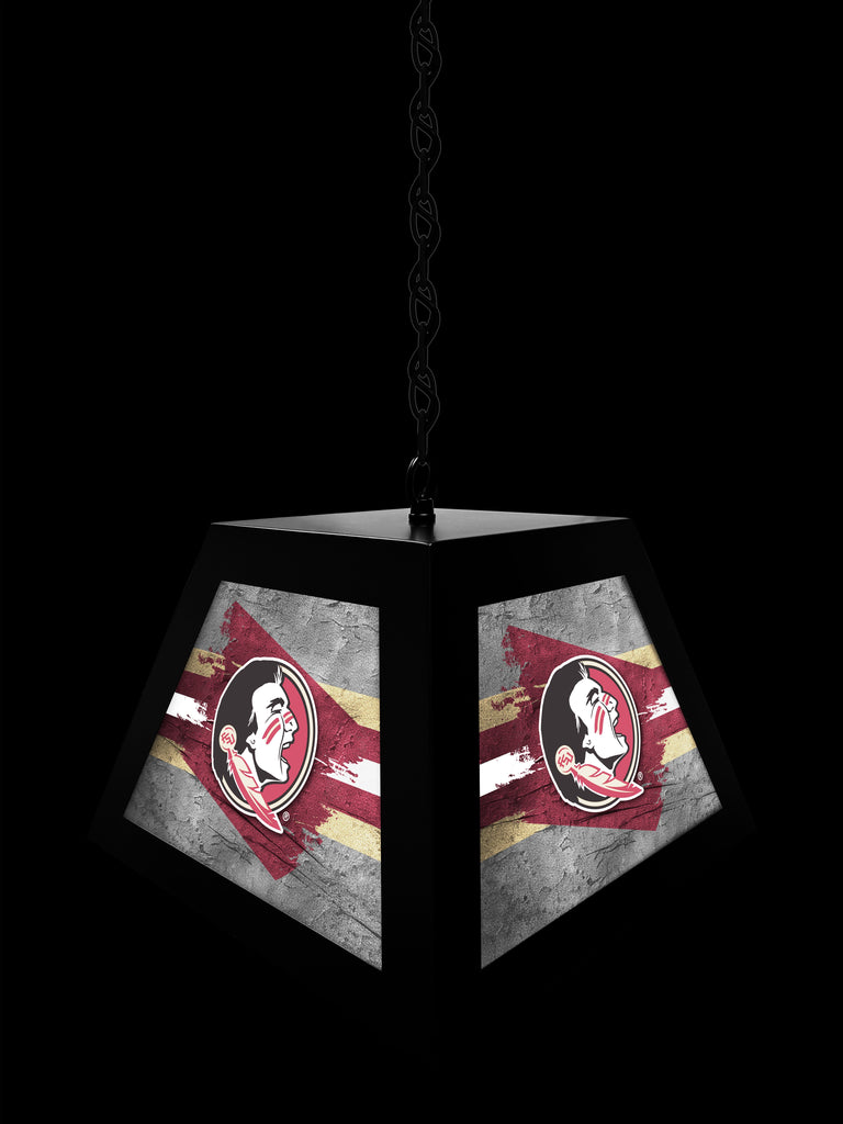 Florida State University NCAA Backlit Pendant Box Light – Black