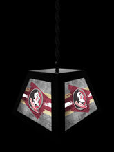 Load image into Gallery viewer, Florida State University NCAA Backlit Pendant Box Light – Black