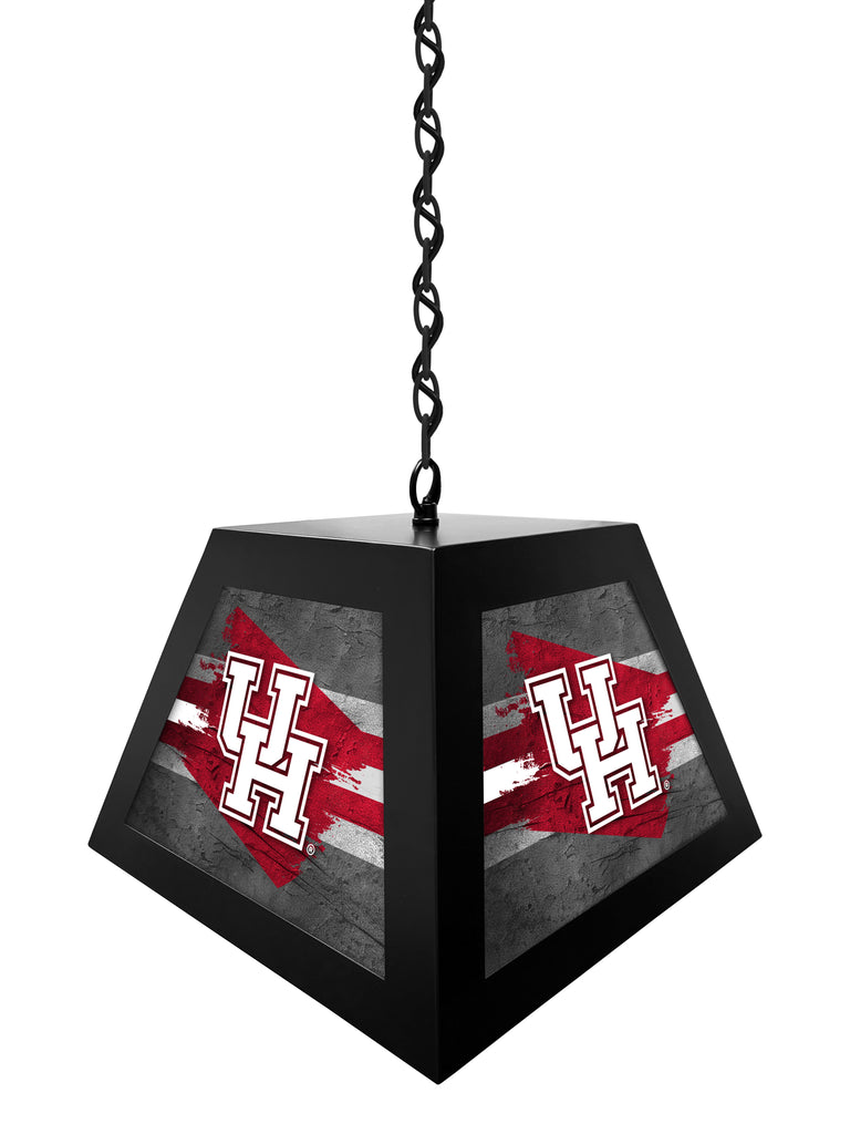 University of Houston Cougars NCAA Backlit Pendant Box Light – Black