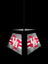 Load image into Gallery viewer, University of Houston Cougars NCAA Backlit Pendant Box Light – Black