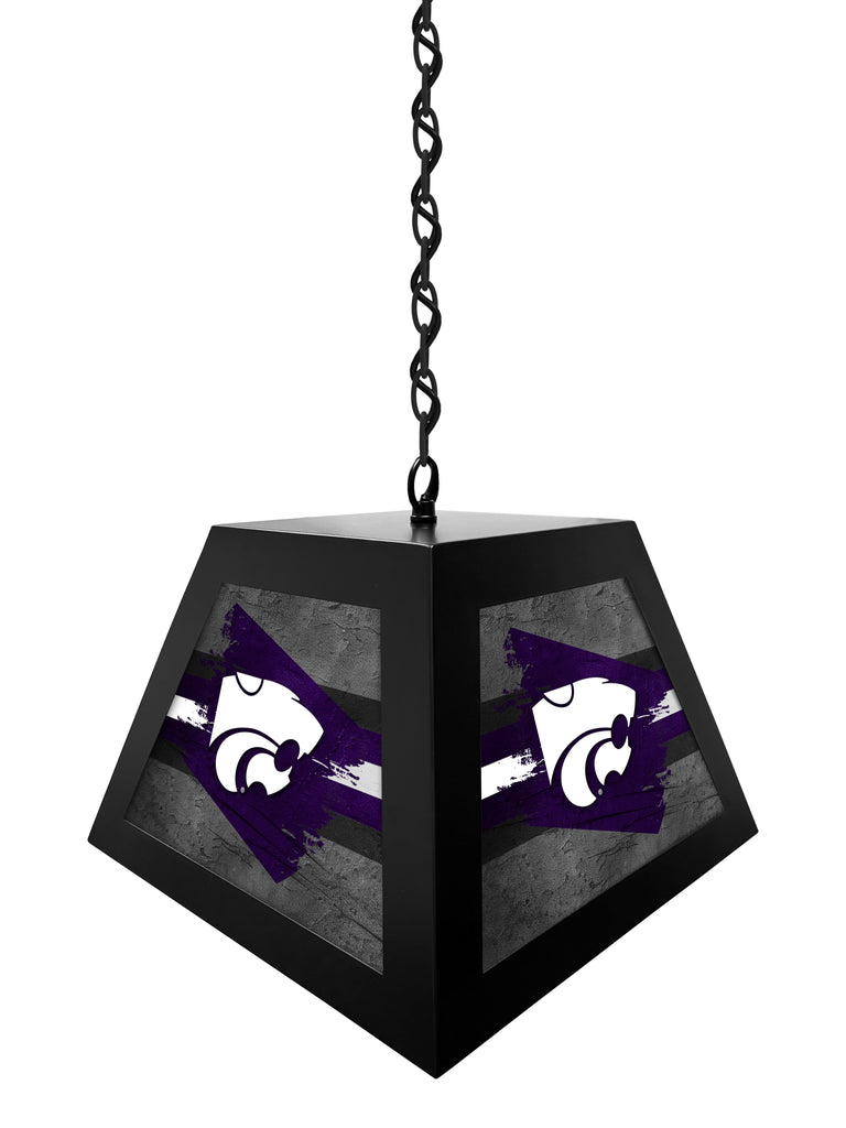 Kansas State University NCAA Backlit Pendant Box Light – Black