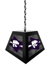 Load image into Gallery viewer, Kansas State University NCAA Backlit Pendant Box Light – Black