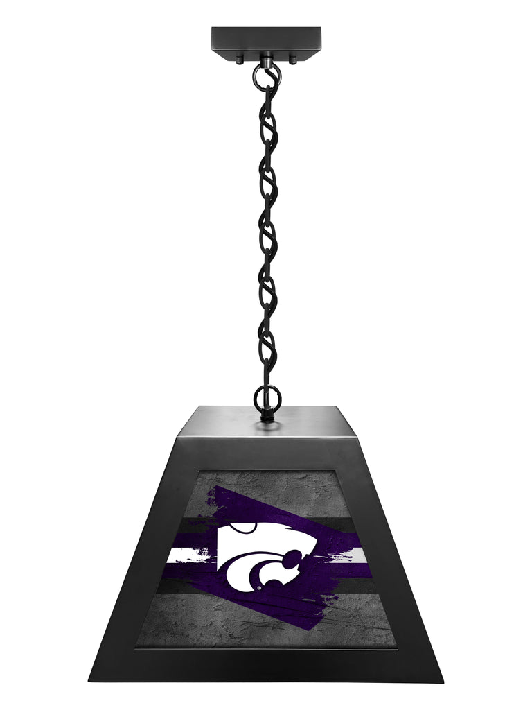 Kansas State University NCAA Backlit Pendant Box Light – Black