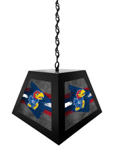 Load image into Gallery viewer, University of Kansas Jayhawks NCAA Backlit Pendant Box Light – Black