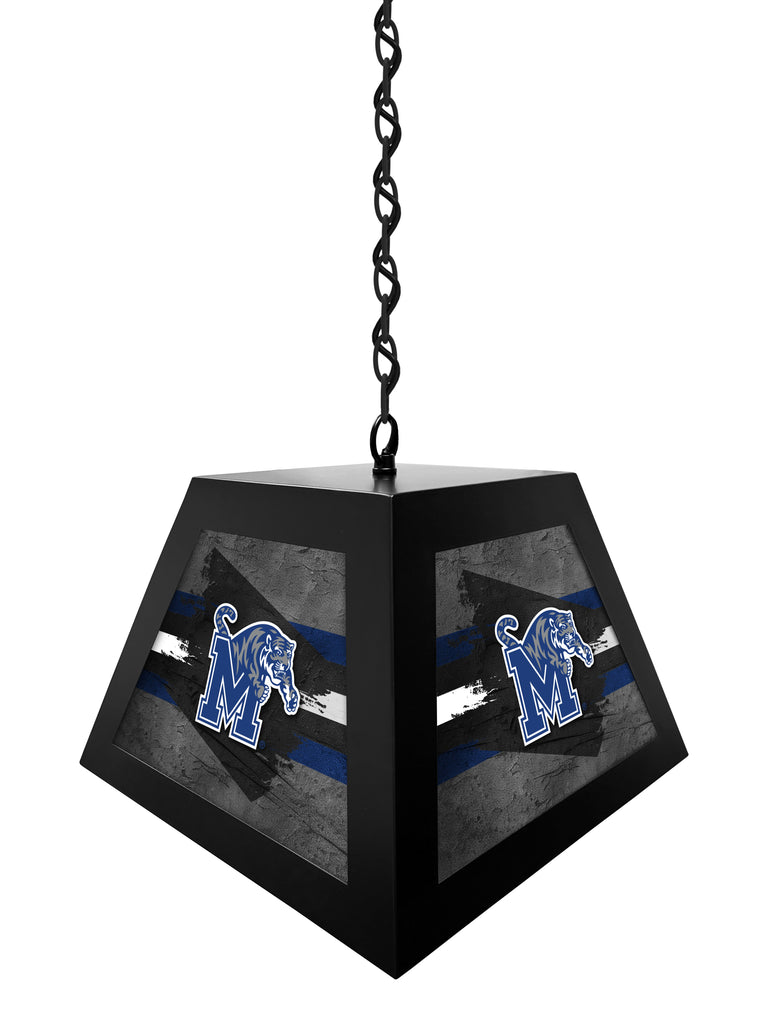 University of Memphis NCAA Backlit Pendant Box Light – Black