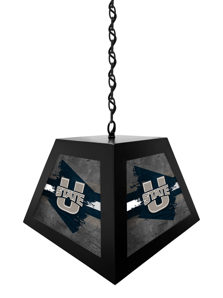 Utah State University Aggies NCAA Backlit Pendant Box Light – Black