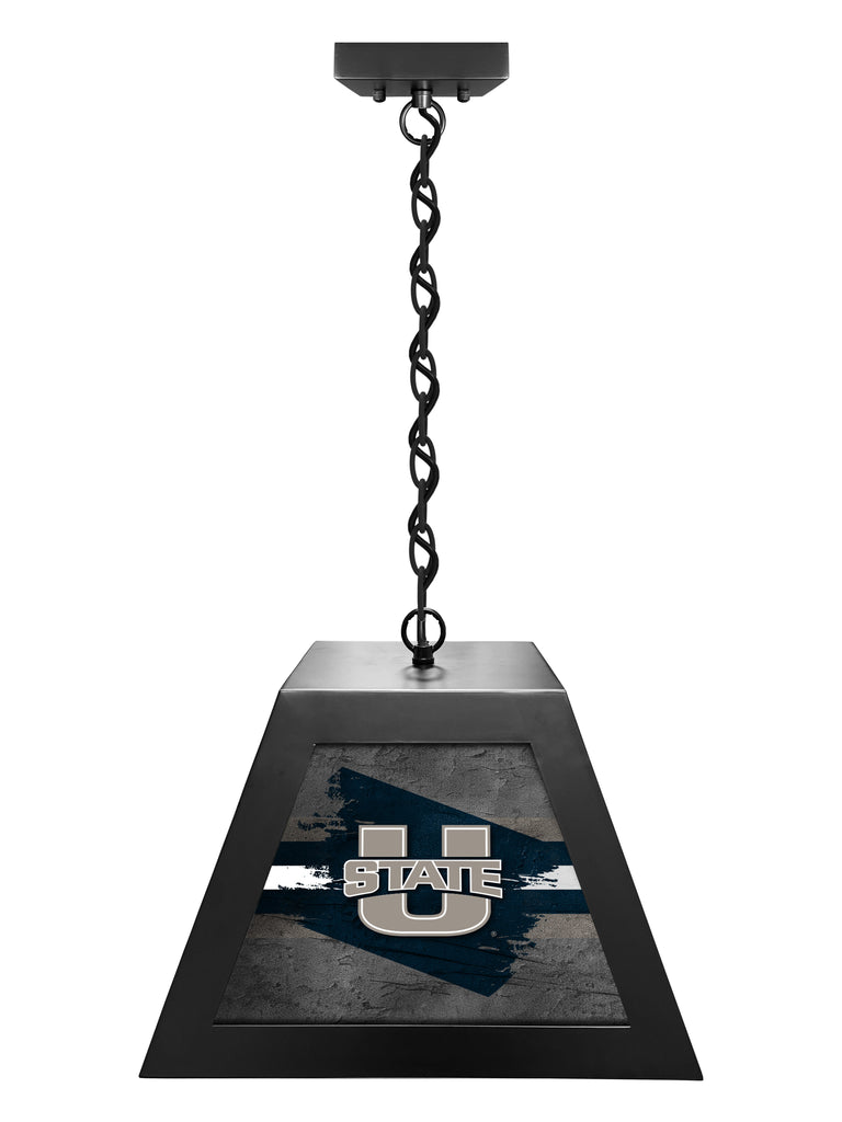 Utah State University Aggies NCAA Backlit Pendant Box Light – Black
