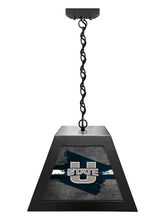Load image into Gallery viewer, Utah State University Aggies NCAA Backlit Pendant Box Light – Black