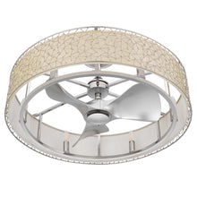 Load image into Gallery viewer, Remote controlled, dimmable, 6 speed Breezy Meadow Ultra Quiet Fan light with updraft and downdraft.