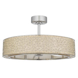 Cal Lighting Breezy Meadow 6-Light Dimmable Ceiling Fan - Brushed Steel