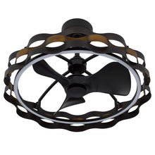 Load image into Gallery viewer, Arroyo 6-Speed Dimmable LED Ceiling Fan with Remote Control - Dark Bronze