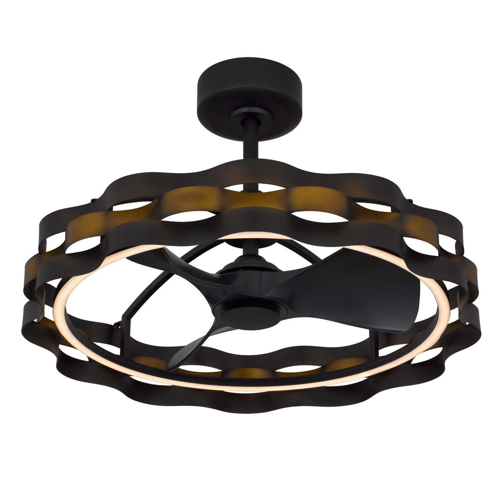 Arroyo 6-Speed Dimmable LED Ceiling Fan with Remote Control - Dark Bronze