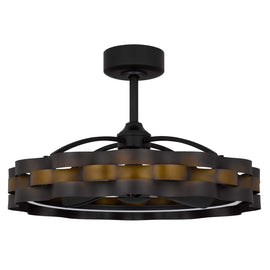 Arroyo 6-Speed Dimmable LED Ceiling Fan with Remote Control - Dark Bronze
