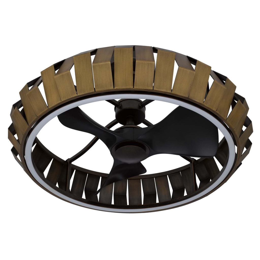 Arroyo Bronze Patina 6-Speed Dimmable LED Ceiling Fan with Remote Control