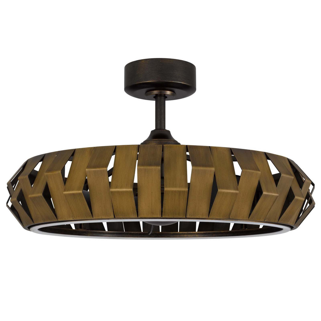 Arroyo Bronze Patina 6-Speed Dimmable LED Ceiling Fan with Remote Control