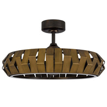 Load image into Gallery viewer, Arroyo Bronze Patina 6-Speed Dimmable LED Ceiling Fan with Remote Control