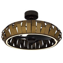 Load image into Gallery viewer, Arroyo Bronze Patina 6-Speed Dimmable LED Ceiling Fan with Remote Control